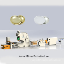 Ligne de production de canettes de cône de dôme de capuchon de pulvérisation d&#39;aérosol